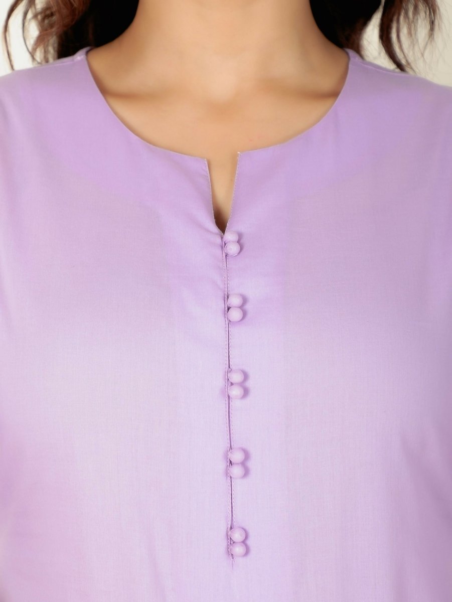 Aramya A-line Soft Cotton Solid Women's Kurta - Pink