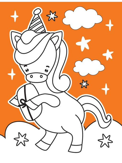 Dreamland Publications Unicorn Neon Colour & Sticker Dots Book Over 500 Stickers Book For Kids