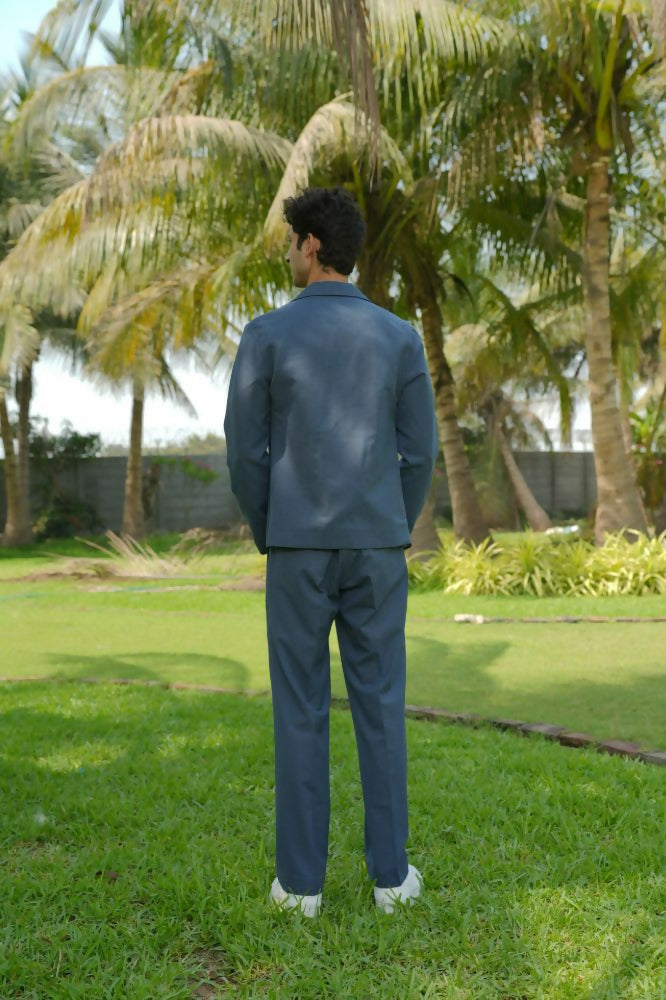 Nebula Verge Denim Blue Shacket by Hilo Design