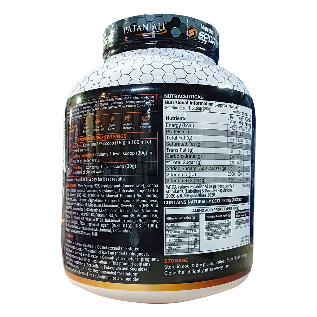 Patanjali Nutrela 100% Whey Performance Powder