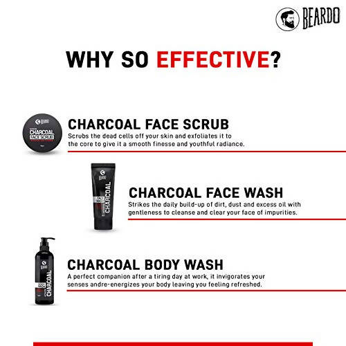 Beardo Activated Charcoal Combo