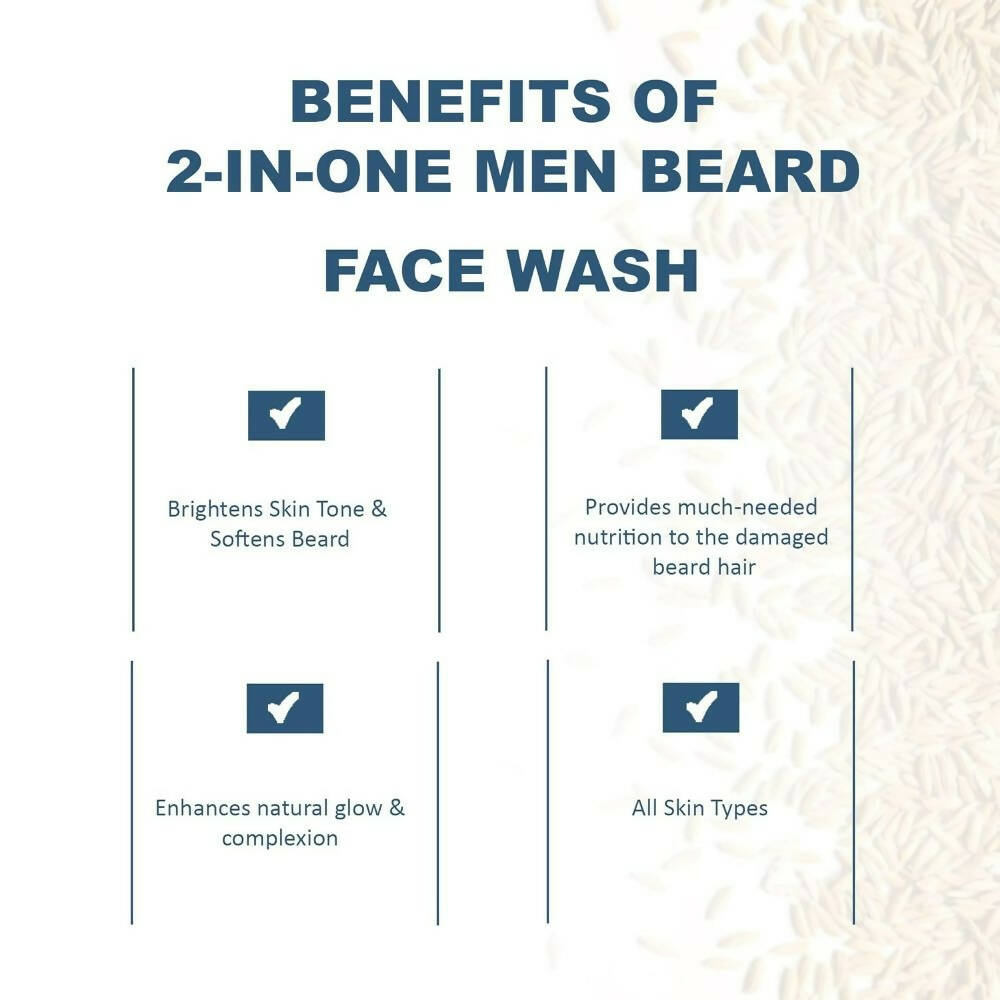 Glamveda 2 In 1 Beard Face Wash