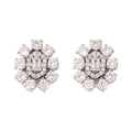 Nuyug Silver Blossom Diamond Studs