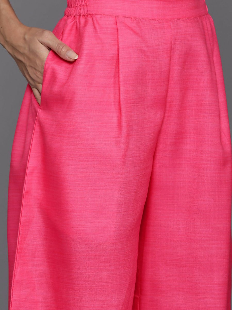 Ahalyaa Women's Traditional wear Kurta Set - Pink