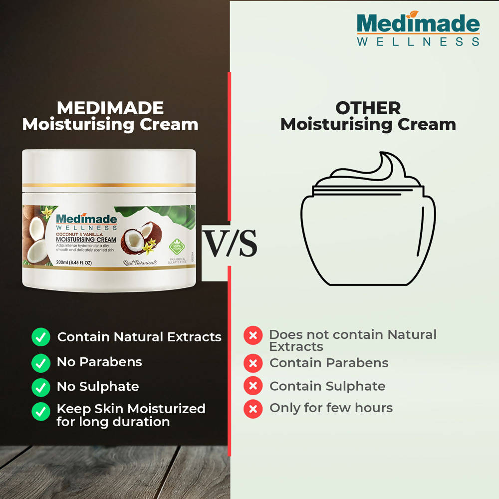 Medimade Wellness Coconut & Vanilla Moisturising Cream