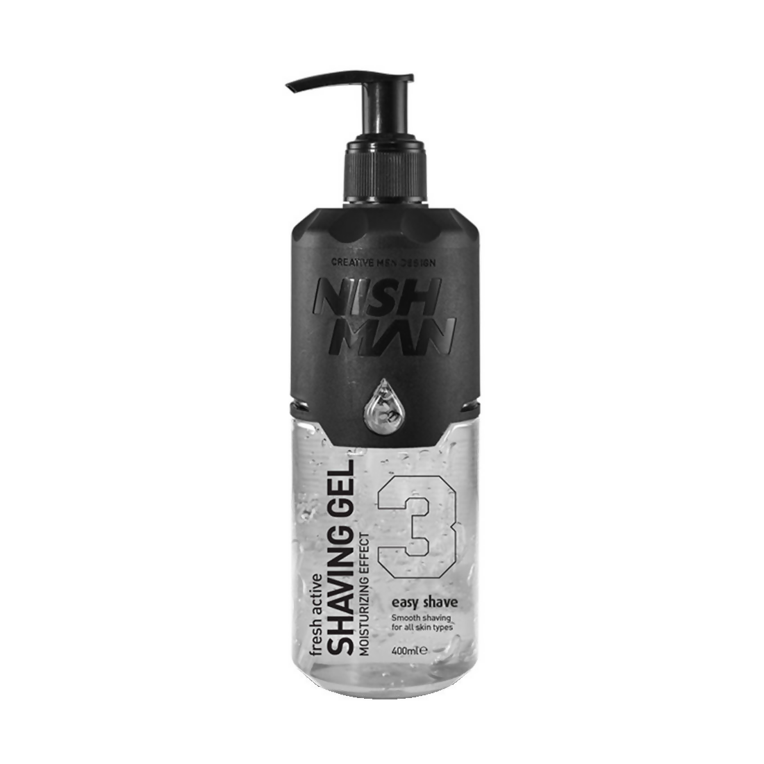 NishMan Fresh Active Easy Shave Shaving Gel Moisturizing Effect
