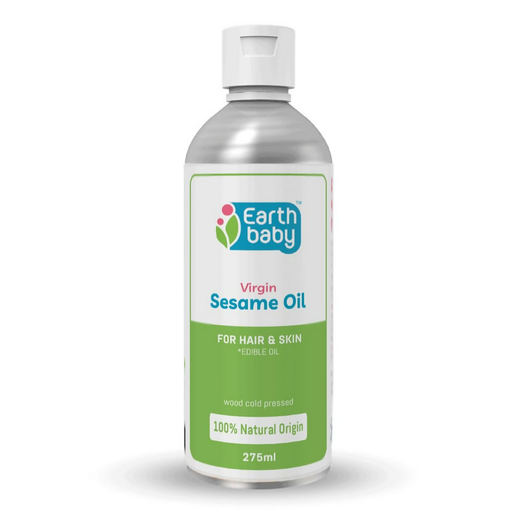 Earthbaby 100% Natural Wood Cold Press Sesame (Til Oil)