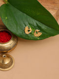 Ruby Raang Gold Peacock Earrings