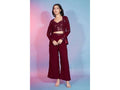 Red Georgette Sequence With Thread Designer Co-Ord Set - Flory
