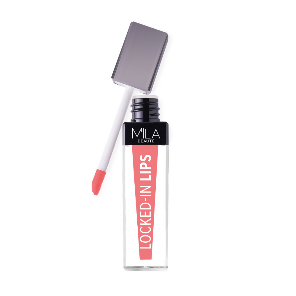Mila Beaute 12 Hr Non-Transfer Locked-In Liquid Lipstick - Sweet Candy