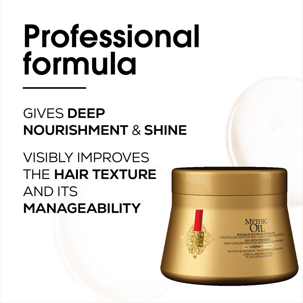 L'Oreal Paris Professionnel Mythic Oil Argan Oil Rich Hair Mask