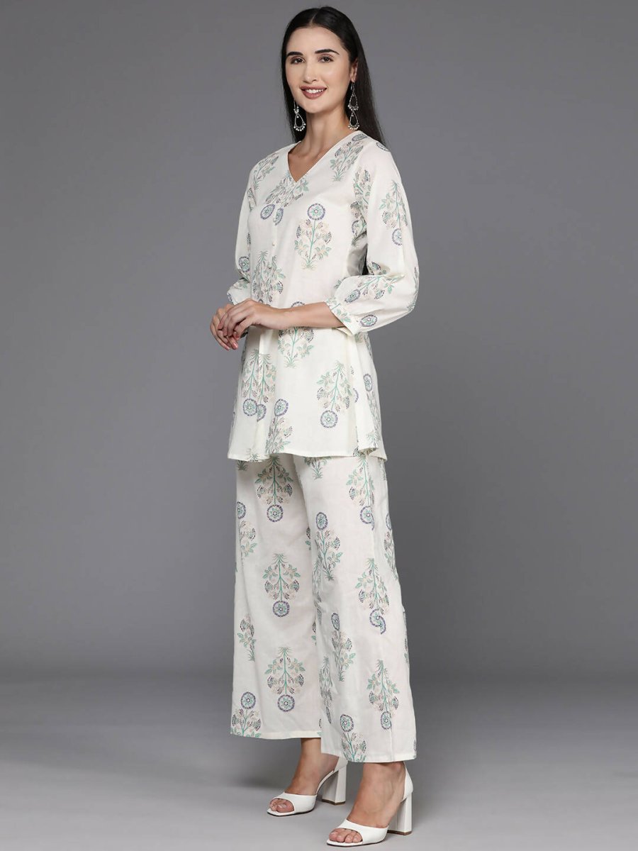 Ahalyaa Women's Traditional Wear Co-ods - Off White