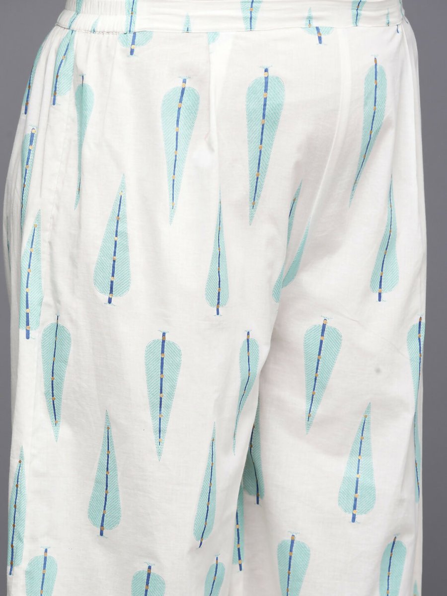 Ahalyaa Women's Traditional wear Co-ords - Off White