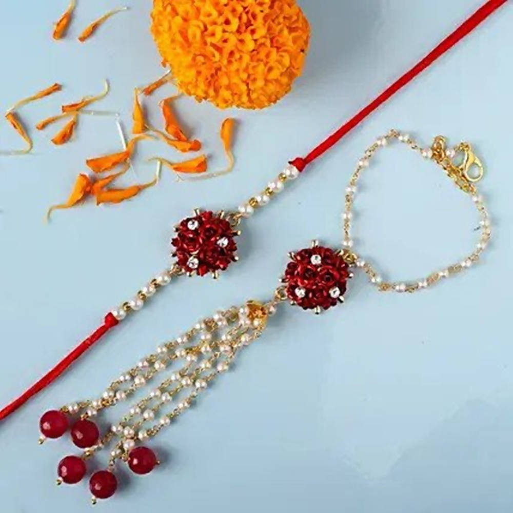 Special Bhiya Bhabhi Rakhi Set & Soan Papdi Box