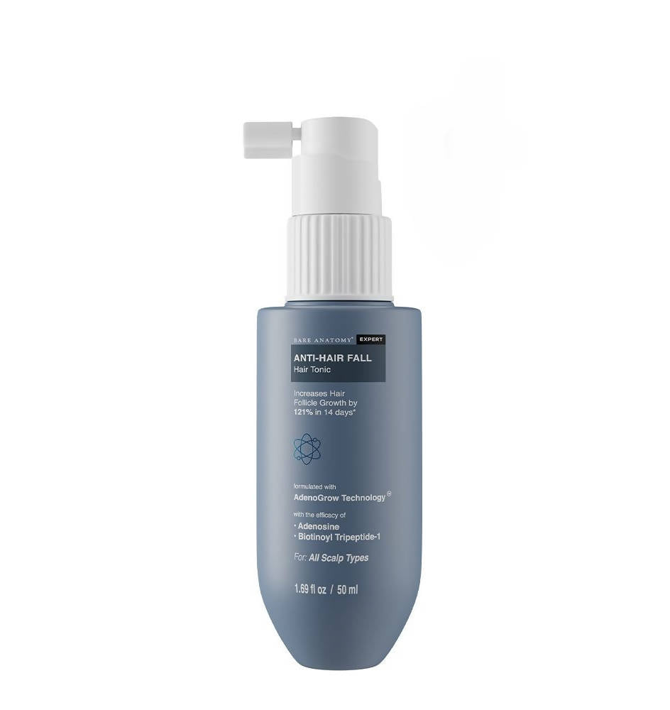 Bare Anatomy Expert Anti Hair-Fall Tonic Helps in 121% Growth in 14 days with Biotin, Adenosine