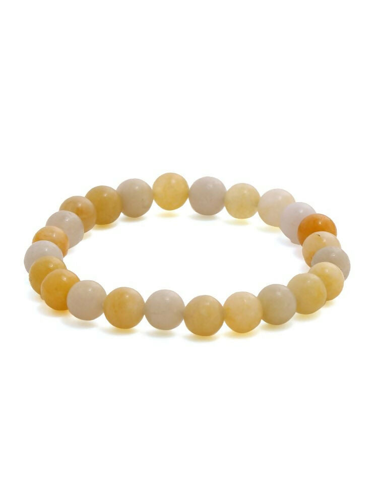 Yellow Aventurin Crystal Beads Bracelet - Ruby Raang