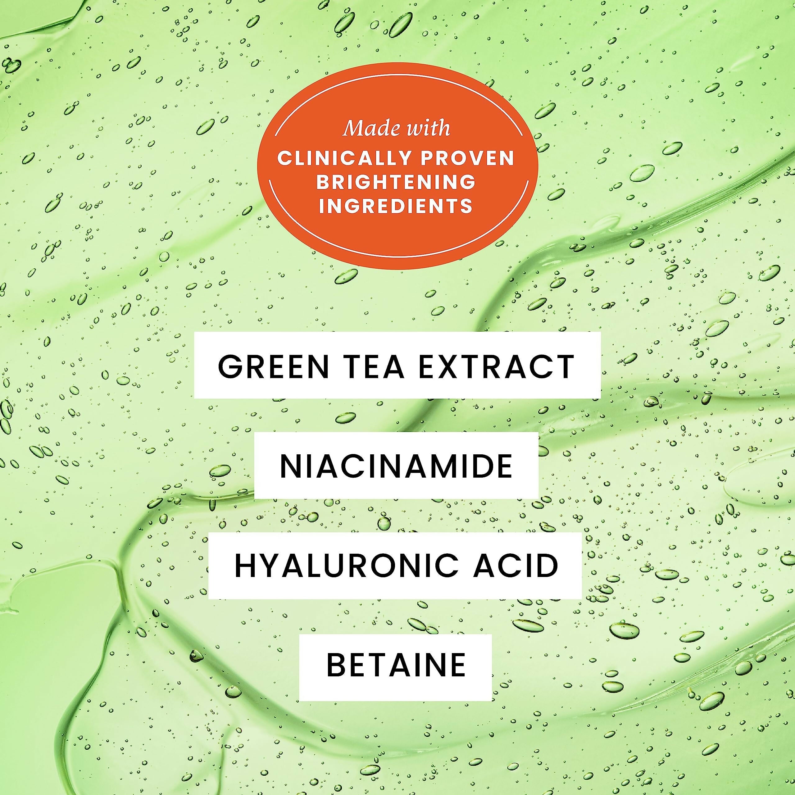 Foxtale Essentials Green Tea Oil-Free Gel Face Moisturizer - Hydrates, Brightens And Prevents Acne