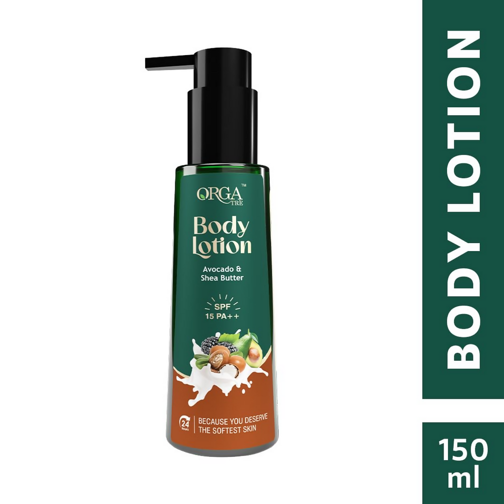 Orgatre Body Lotion Avocado & Shea Butter With SPF 15PA++