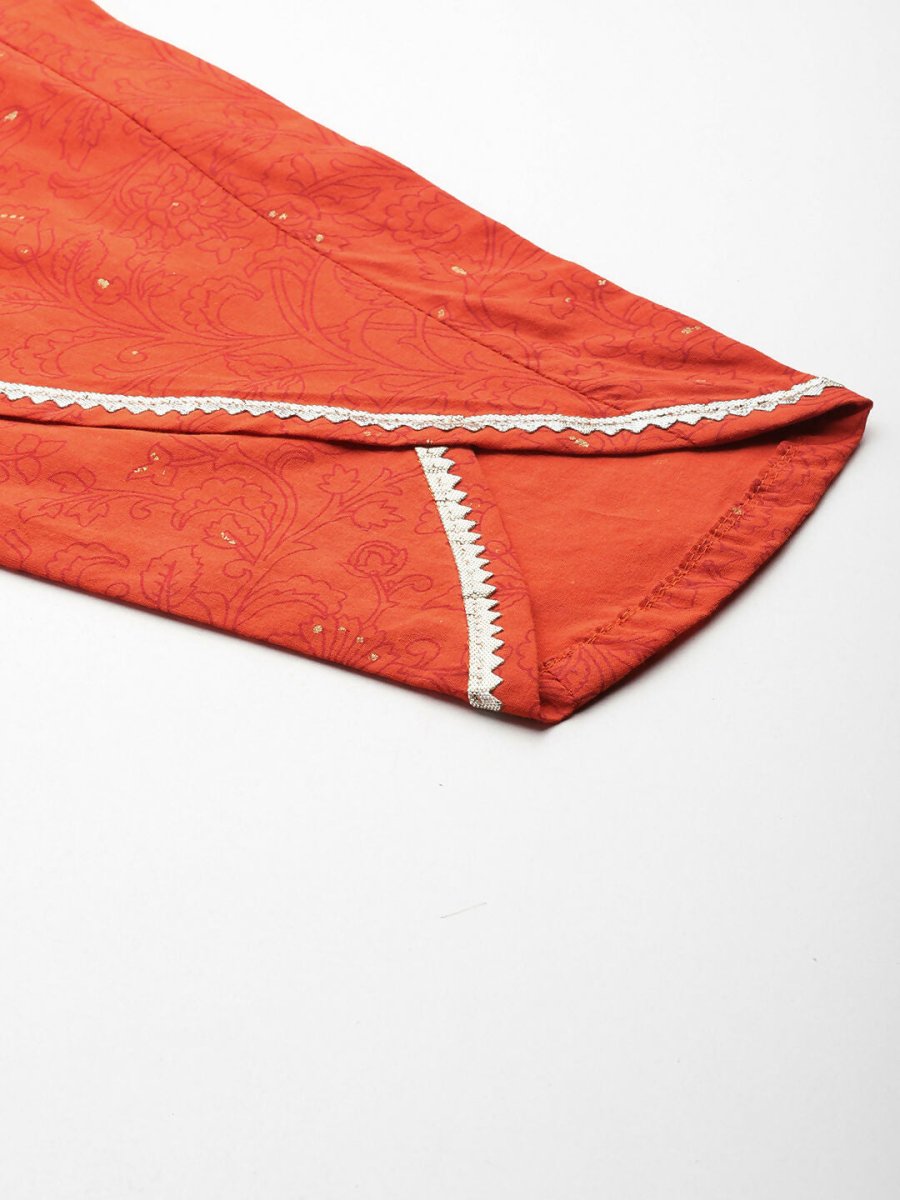 Ahalyaa Women's Traditional Wear Co-ods - Orange