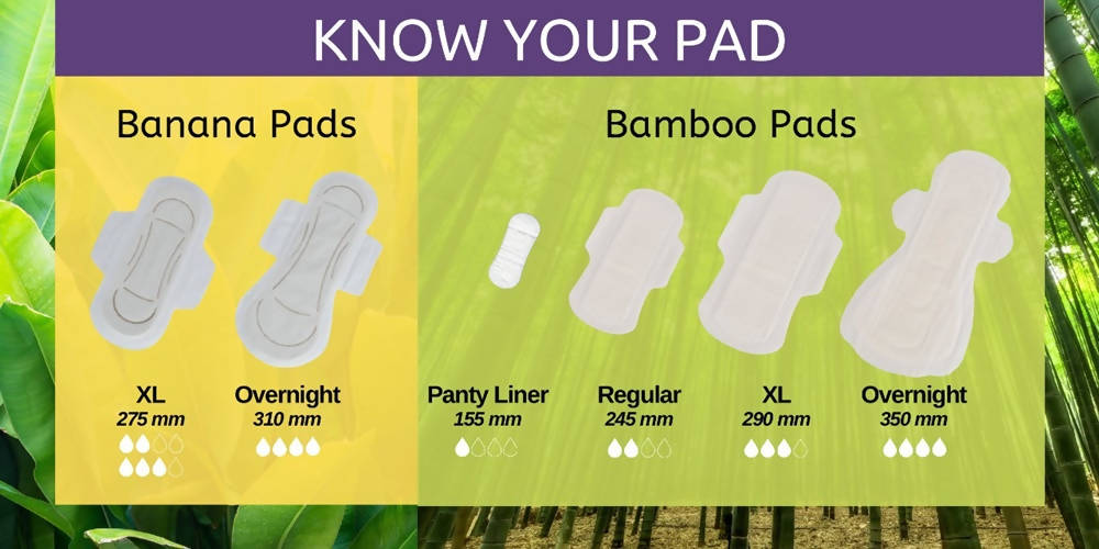 Saathi Overnight Banana Fiber Sanitary Napkins