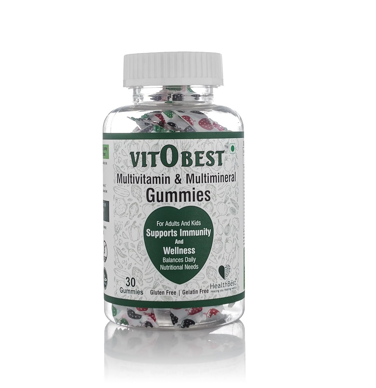 HealthBest Multivitamin Gummies for Men & Women
