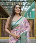 Vamsee Dhruvini Pink Georgette Saree