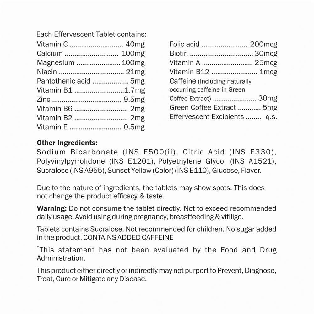 Azafran Actives Green Coffee & Multivitamins Tablets