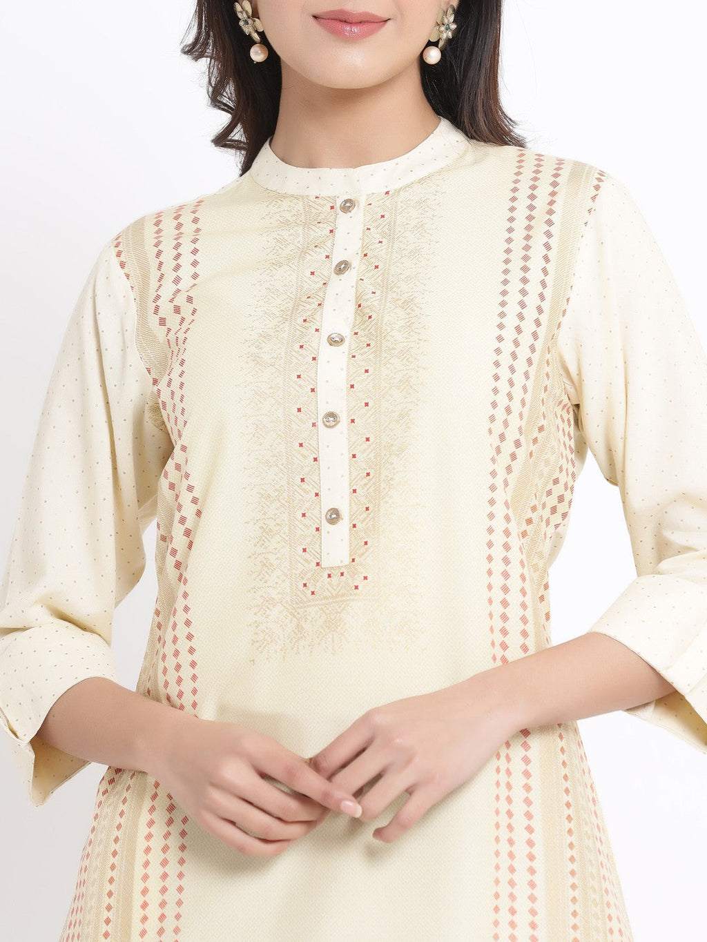 Juniper Ivory Viscose Rayon Kurta