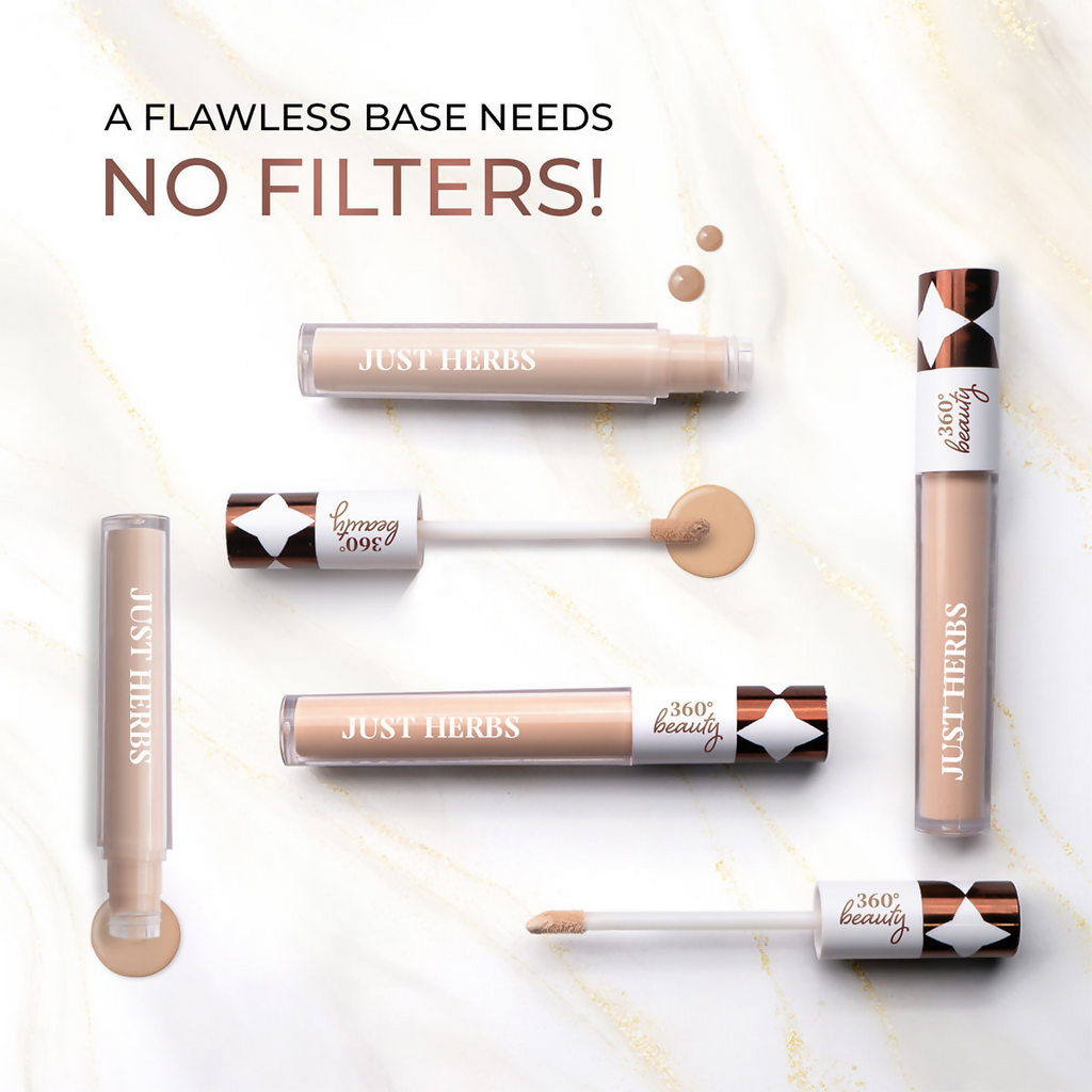 Just Herbs Full Cover Natural Filter Finish Concealer - Natural