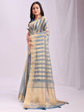 Shree Shyam Fashion Organza Sky Blue Saree