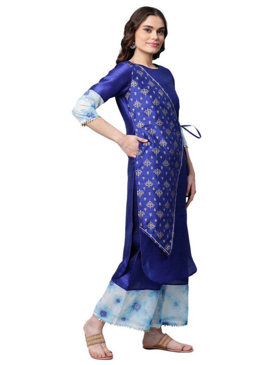 Ahalyaa Women's Traditional wear Kurta Set - Royal Blue