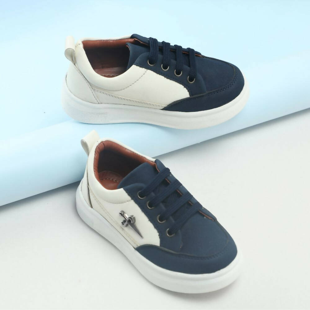 Tiny Bugs Boys Lace Up Casual Shoes - Blue