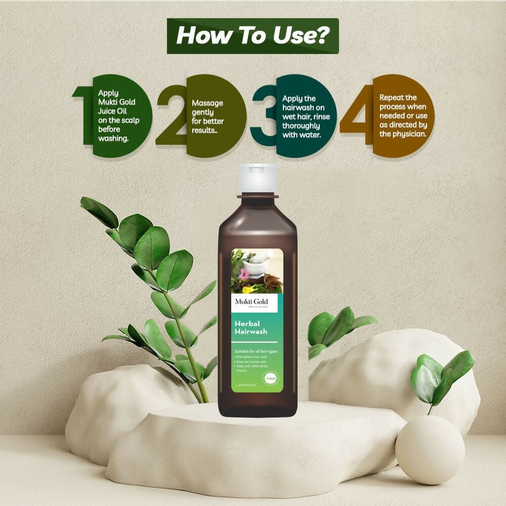 Axiom Mukti Gold Herbal Hair Wash