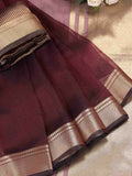 Shree Shyam Fashion Organza Purple Saree