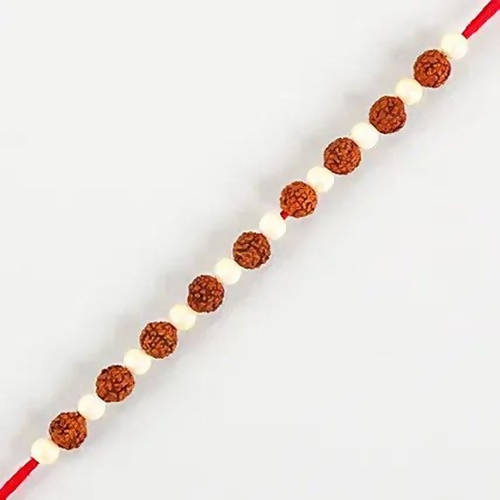 Rudraksha Elite Rakhi & Kaju Rolls Box