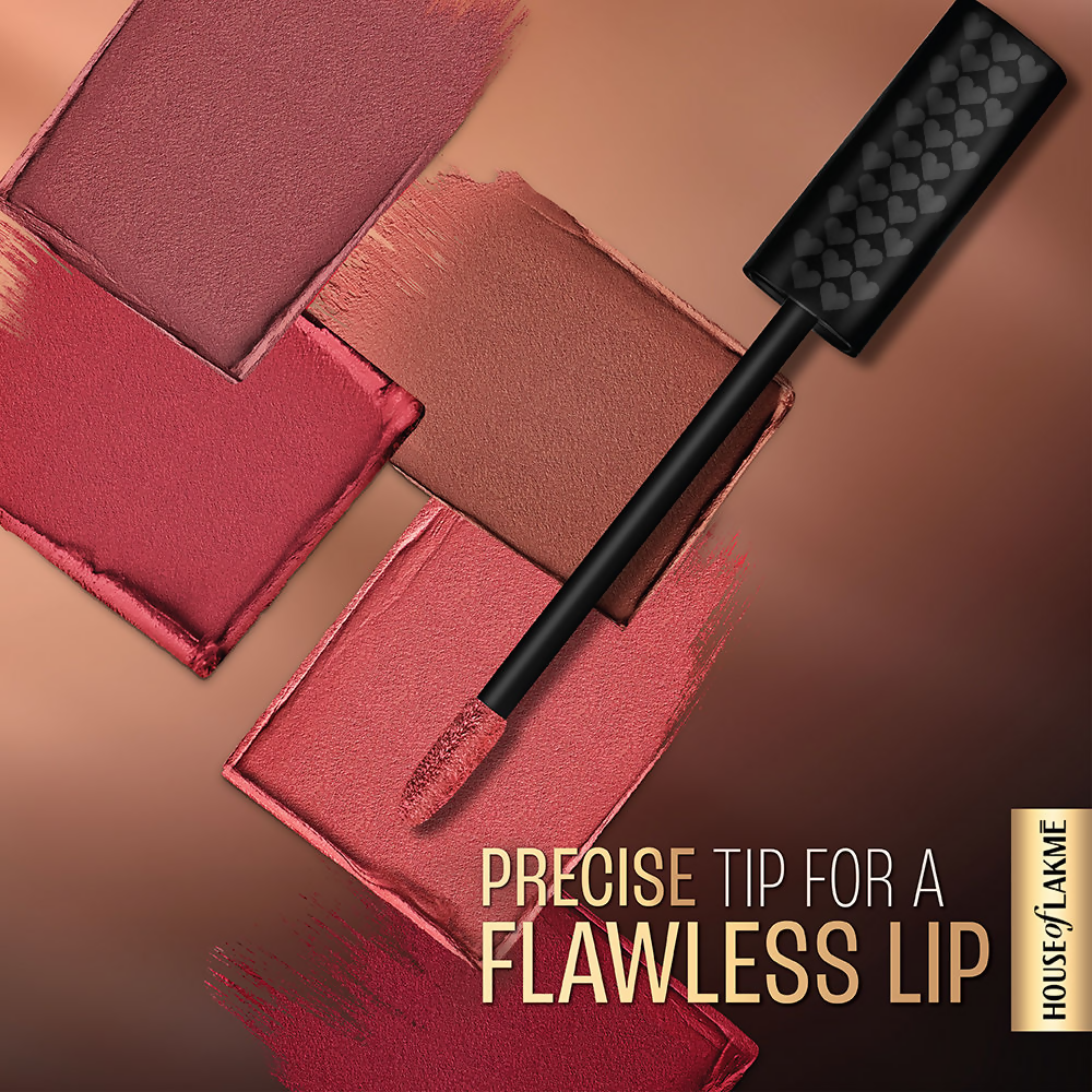 Lakme Xtraordin-Airy Velvet Matte Lip Mousse - Lets Talk Nude