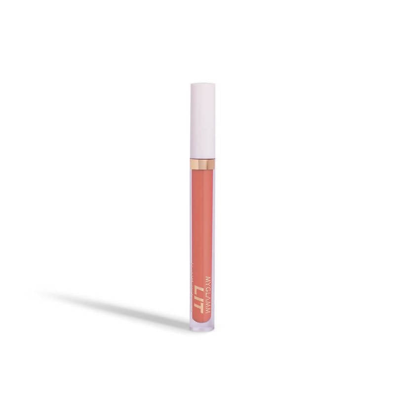 MYGLAMM LIT Liquid Matte Lipstick (Pie Hunt)