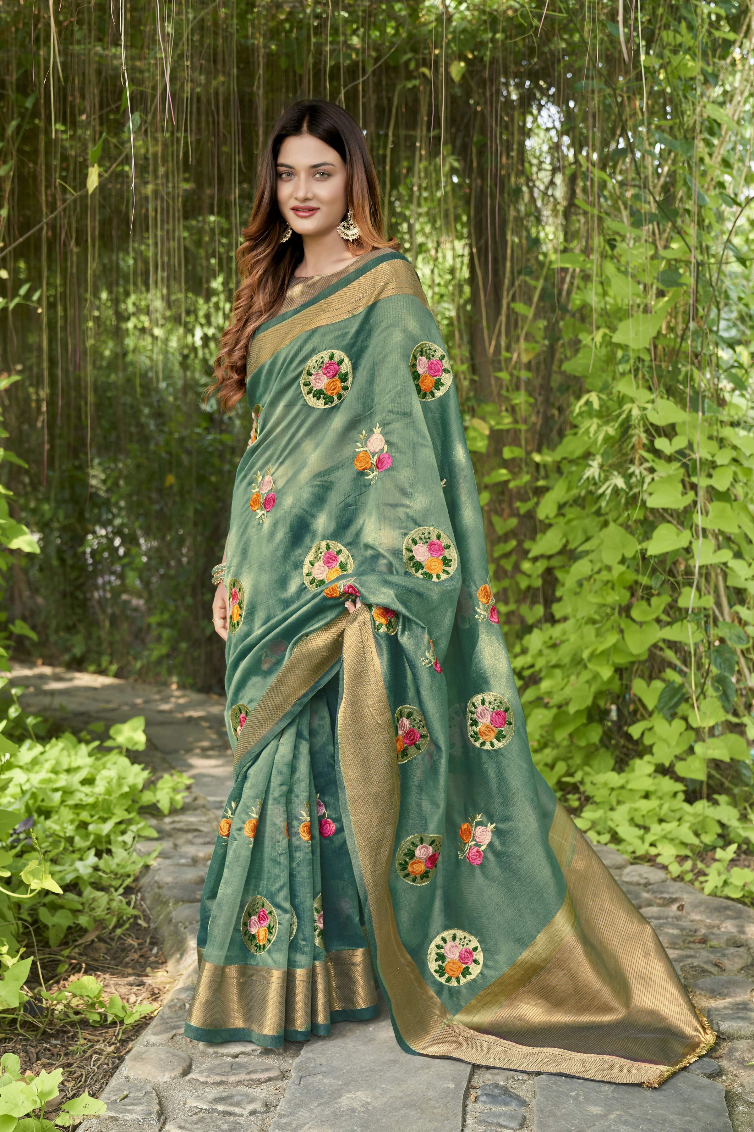Vamsee Nikita Rama Cotton  Saree