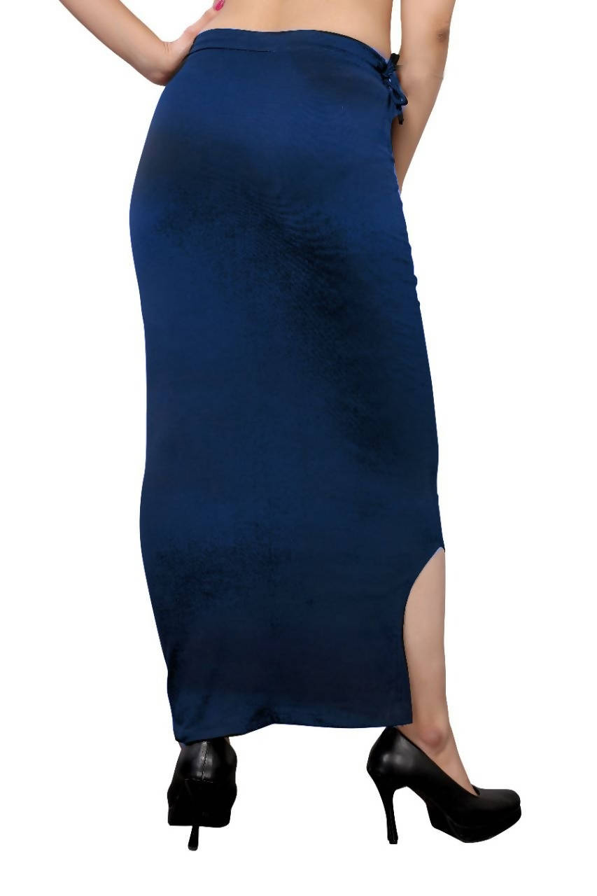 Vamika Navy Blue Cotton Lycra Petticoat