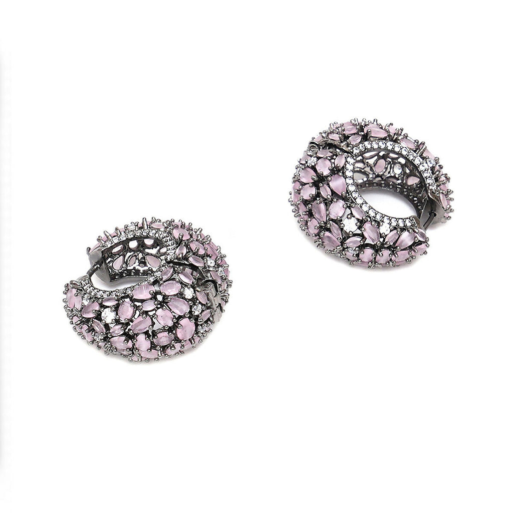 Blush Pink Oversized Loops- Ruby Raang