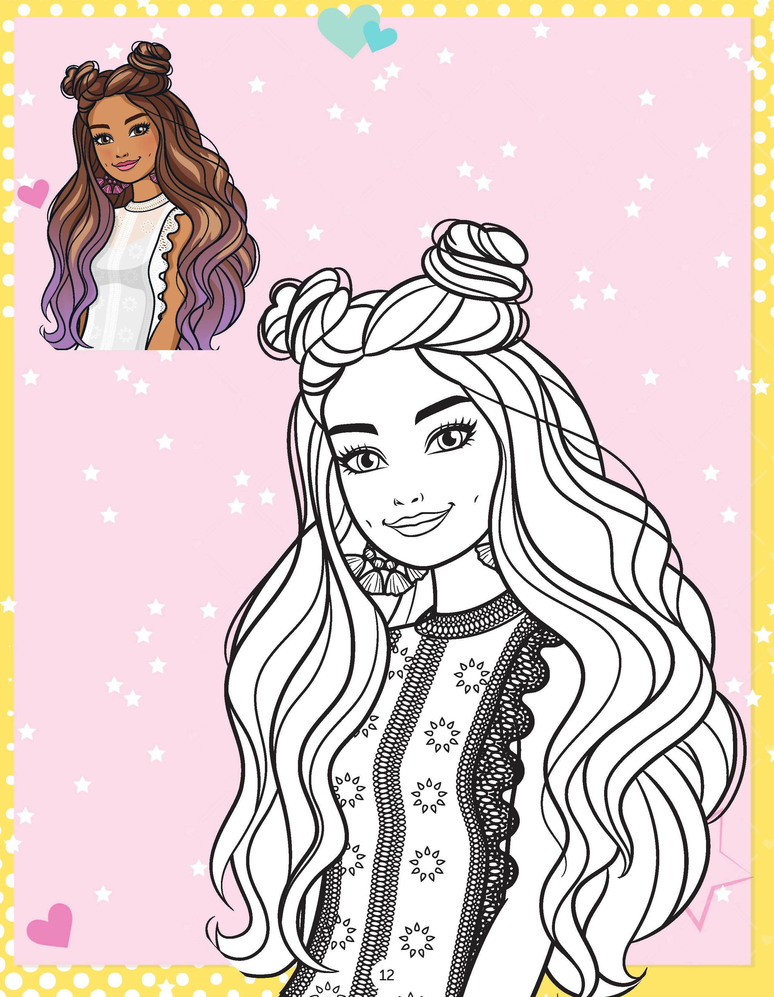Dreamland Publications Barbie Copy Colouring Book : Children Drawing, Painting & Colouring Book