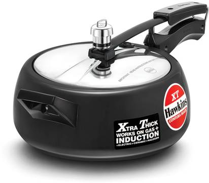 Hawkins Contura Black XT 3.5 L Induction Bottom Pressure Cooker (CXT35)