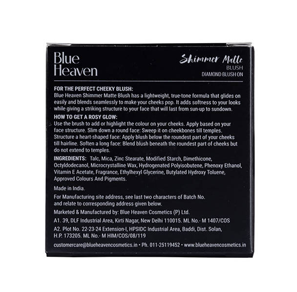 Blue Heaven Shimmer Matte Blush Shade 503
