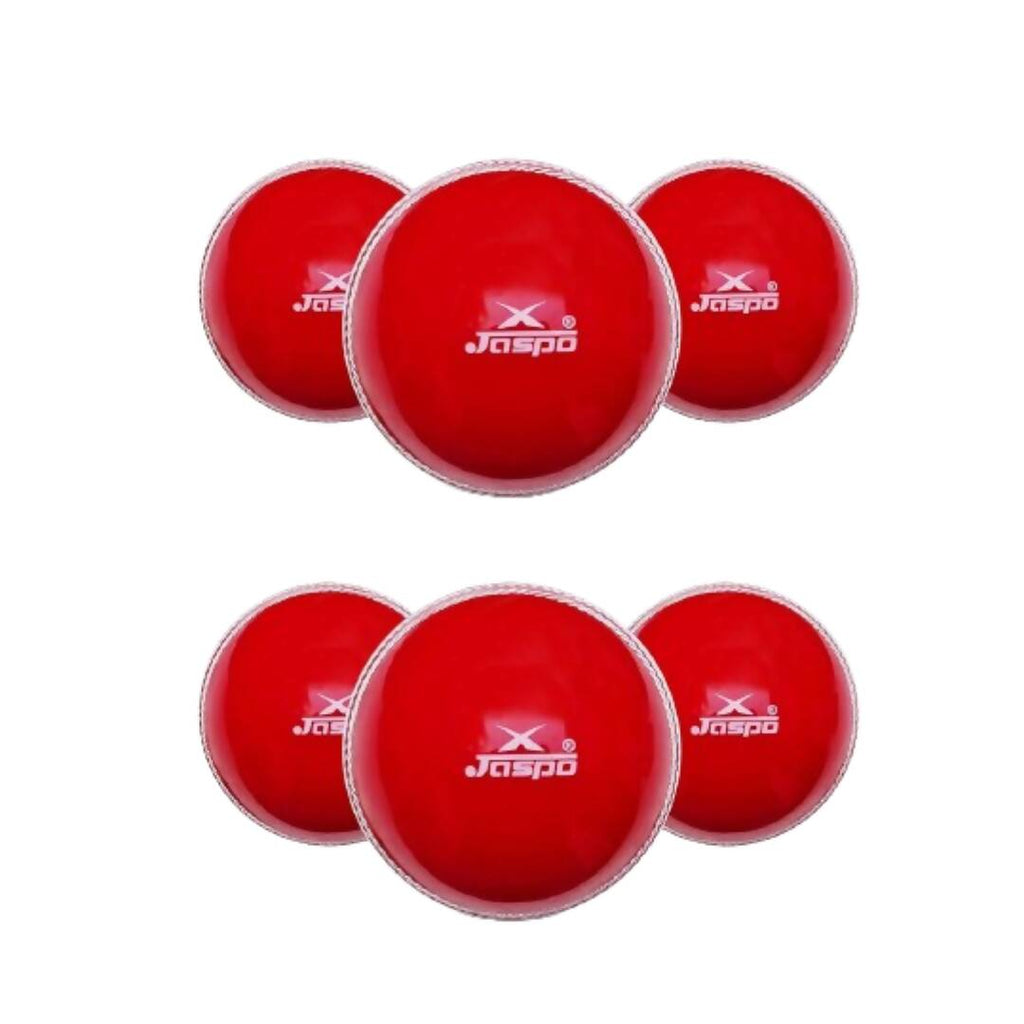 Jaspo T-20 Red Soft Cricket Ball (Pack of 6)