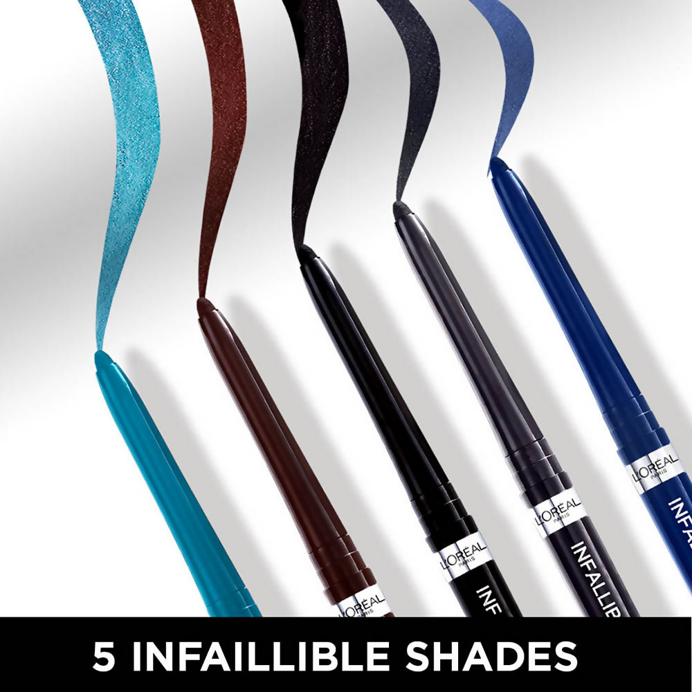 L'Oreal Paris Infaillible Grip Upto 36H Gel Automatic Eye Liner - 001 Intense Black