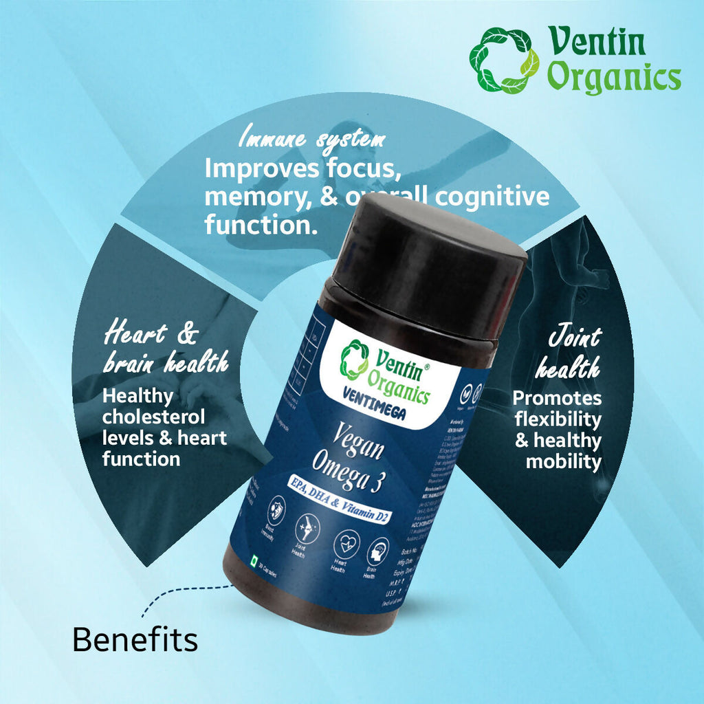 Ventin Organics Ventimega Vegan Omega 3 with EPA & DHA