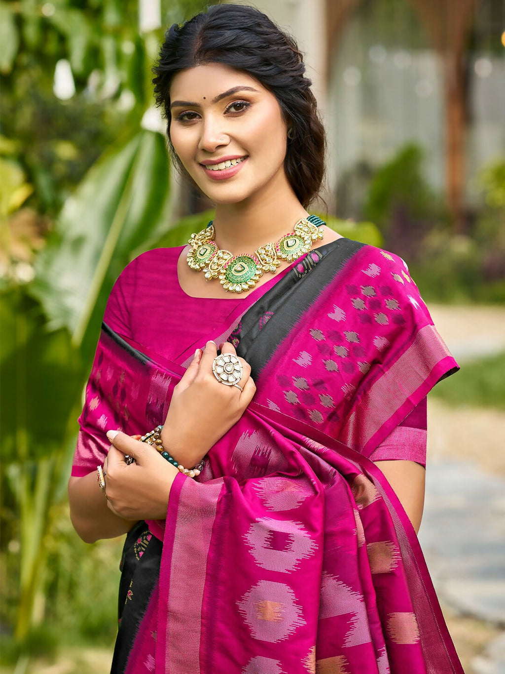 Shree Shyam Fashion Blue Soft Silk Saree