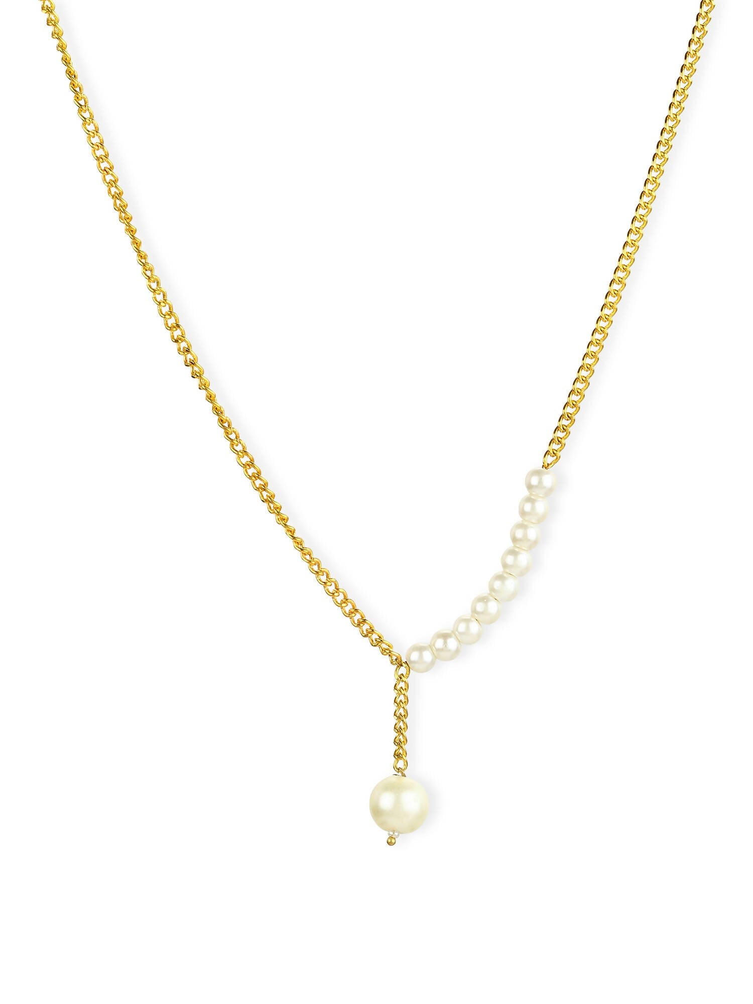 Women's Gold-Polished Chain - Ruby Raang