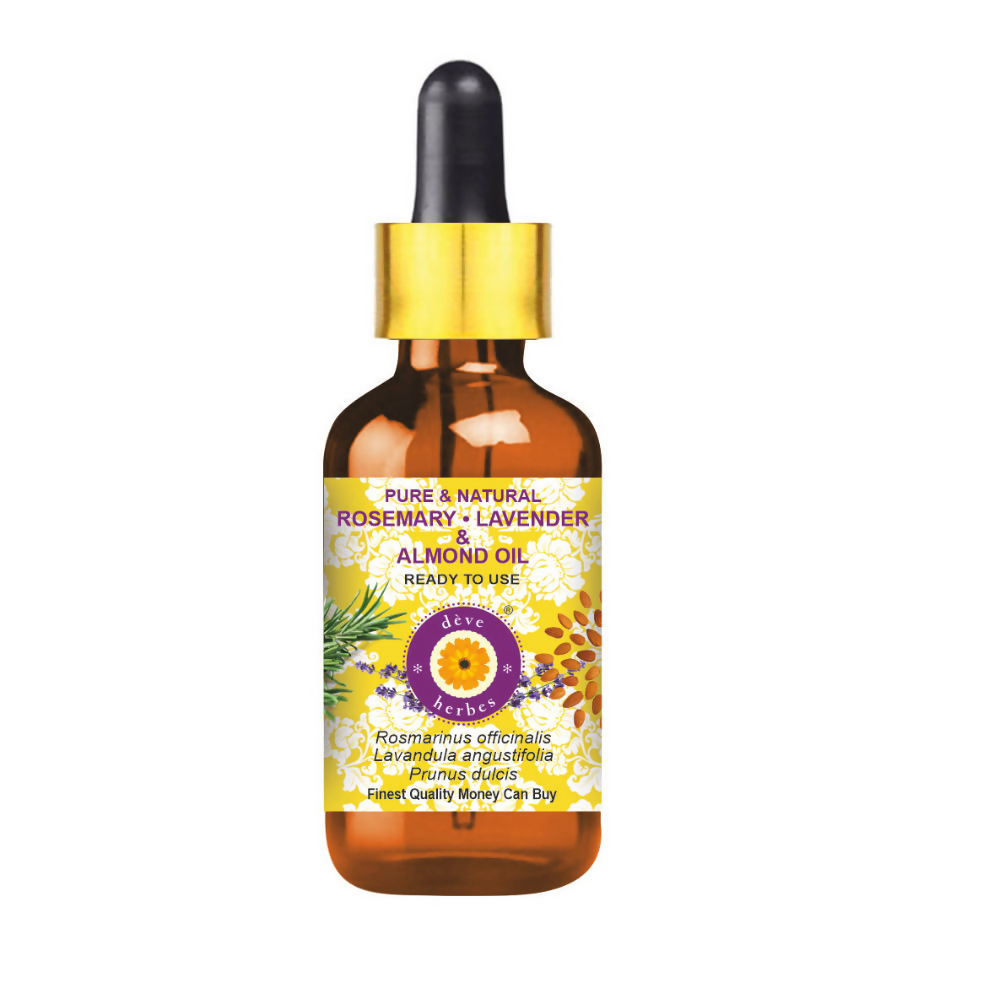 Deve Herbes Pure And Natural Rosemary Lavender & Almond Oil