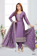 Joban Fashion Muslin Silk Lylac Color Kurta Set